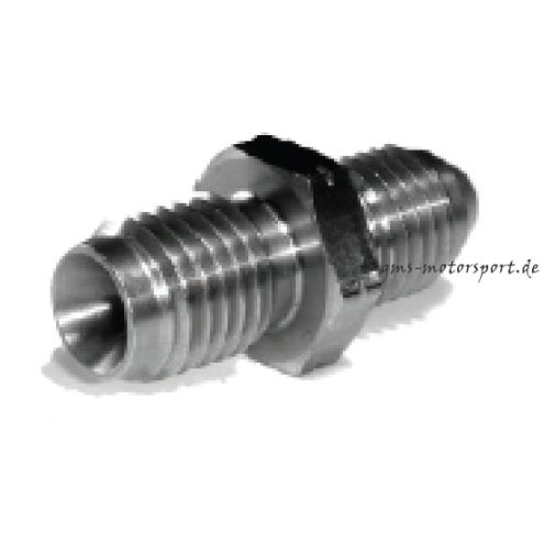 Doppelnippel M10x1.25-M10x1.25, Edelstahl
